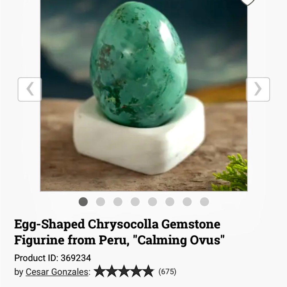 Calming Chrysocollo Ovus - Picture 2 of 9